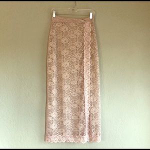 Free people lace skirt